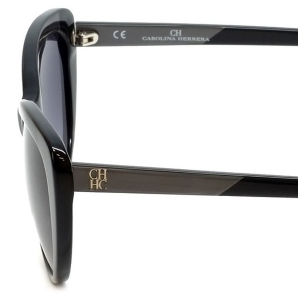 Carolina Herrera Designer Sunglasses SHE648-0T29  Black Grey Gradient - Picture 5 of 16